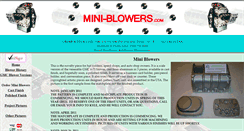 Desktop Screenshot of mini-blowers.com