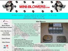 Tablet Screenshot of mini-blowers.com